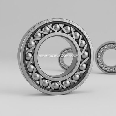 -২০°সে থেকে ৮০°সে তাপমাত্রার জন্য হার্ডেনড স্টিল রেসওয়ে সহ ক্রসড রোলার বিয়ারিং কম্পোনেন্ট, ১০মিমি থেকে ৫০০মিমি ভিতরের ব্যাস সহ