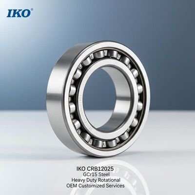 IKO CRB12025 ভারী দায়িত্ব ঘূর্ণন অ্যাপ্লিকেশন এবং OEM কাস্টমাইজড সেবা জন্য GCr15 ইস্পাত সঙ্গে ক্রস রোলার ভারবহন